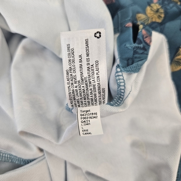 Goodfellow & Co Polo Mens Size Large Teal Cocktails Drinks Tea Lemonade Shirt - Picture 8 of 8